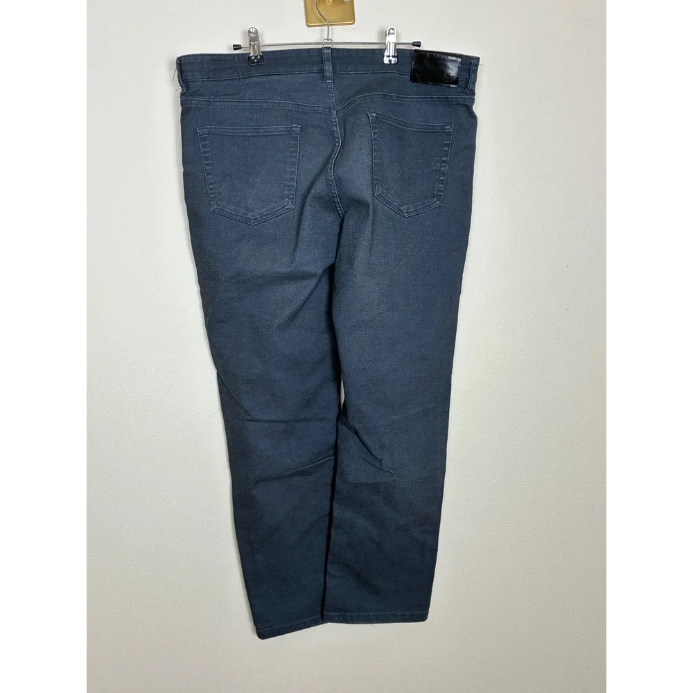 English Laundry Arrogant Mens 36x30 Straight Leg Pants Black Stretch (K31)